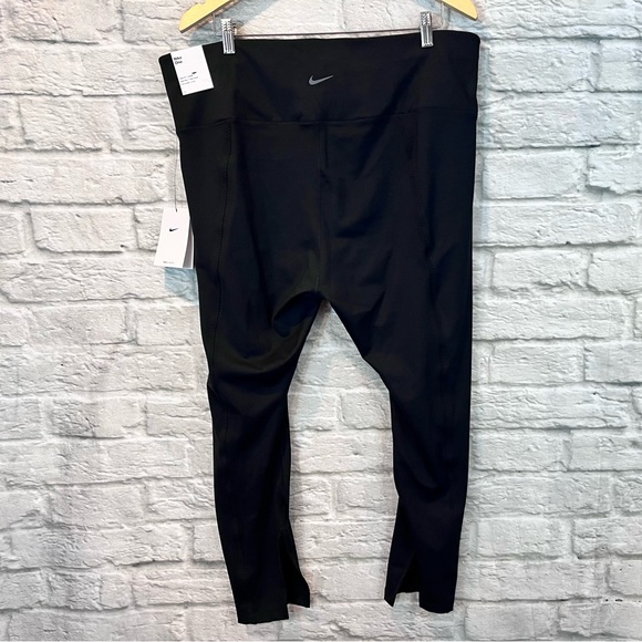 NWT Nike One - Women’s 3X High-Waisted Full-Length Split-Hem Leggings Training - Picture 5 of 15